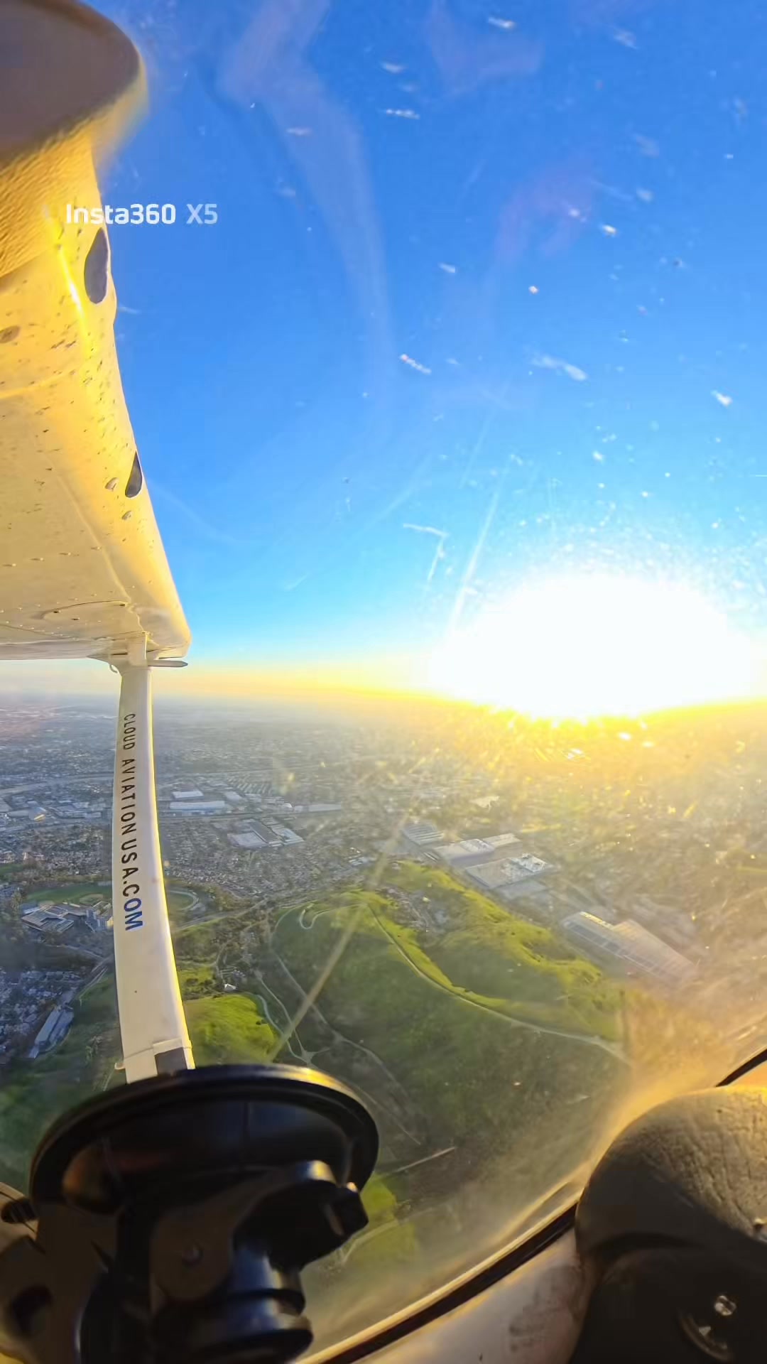Discovery flight over Los Angeles