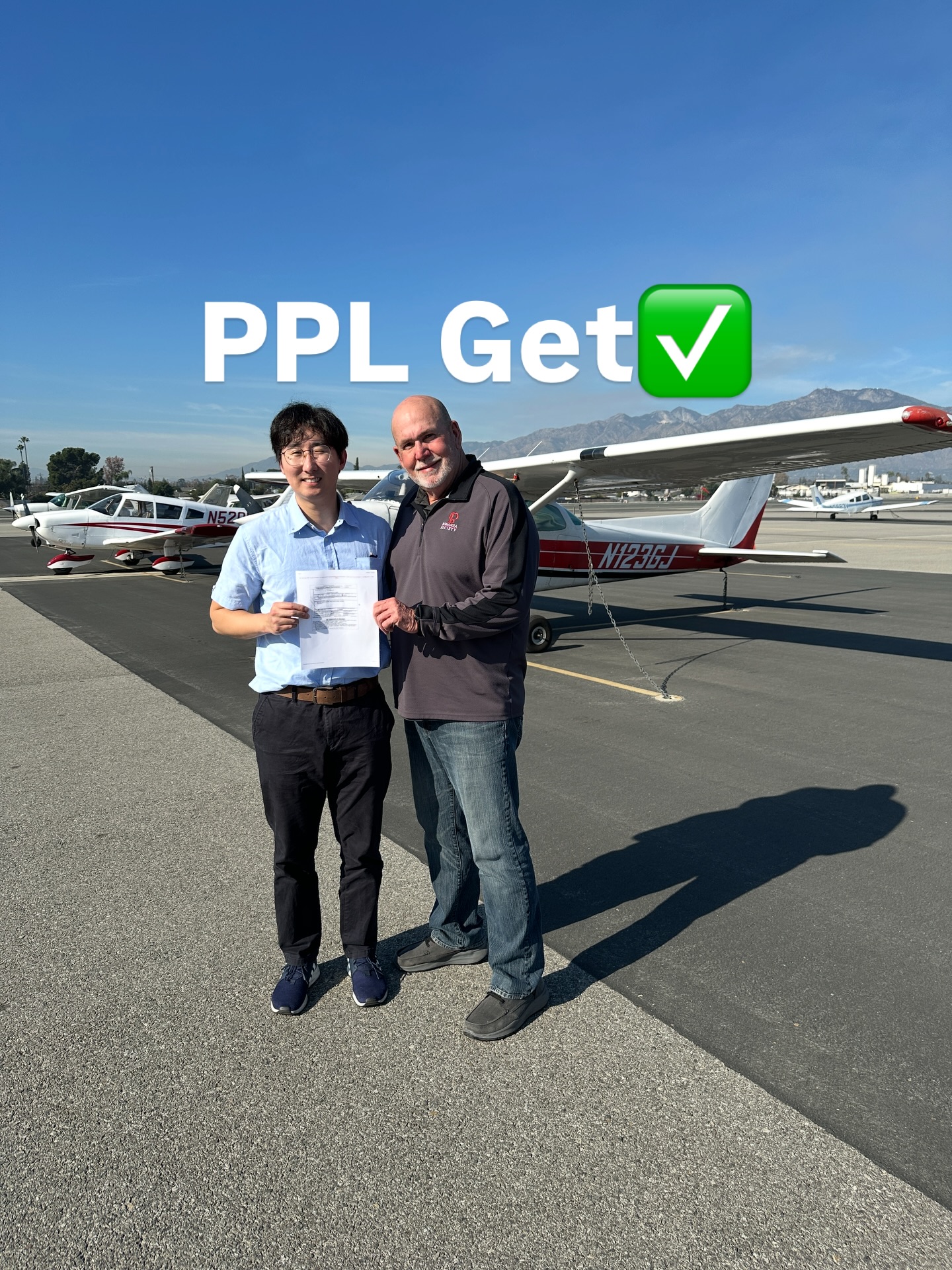 Alex completes Private Pilot License
